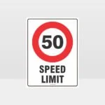 50 KPH Speed Limit Sign