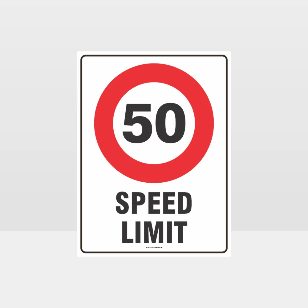 50 KPH Speed Limit Sign