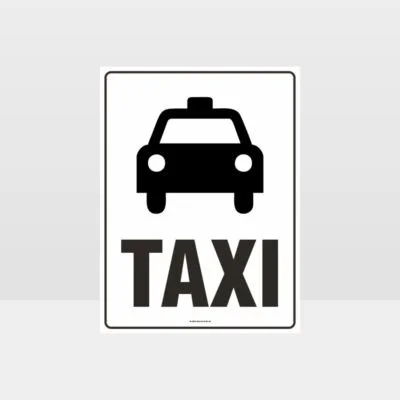 Taxi Parking Sign