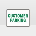 Customer Parking Sign