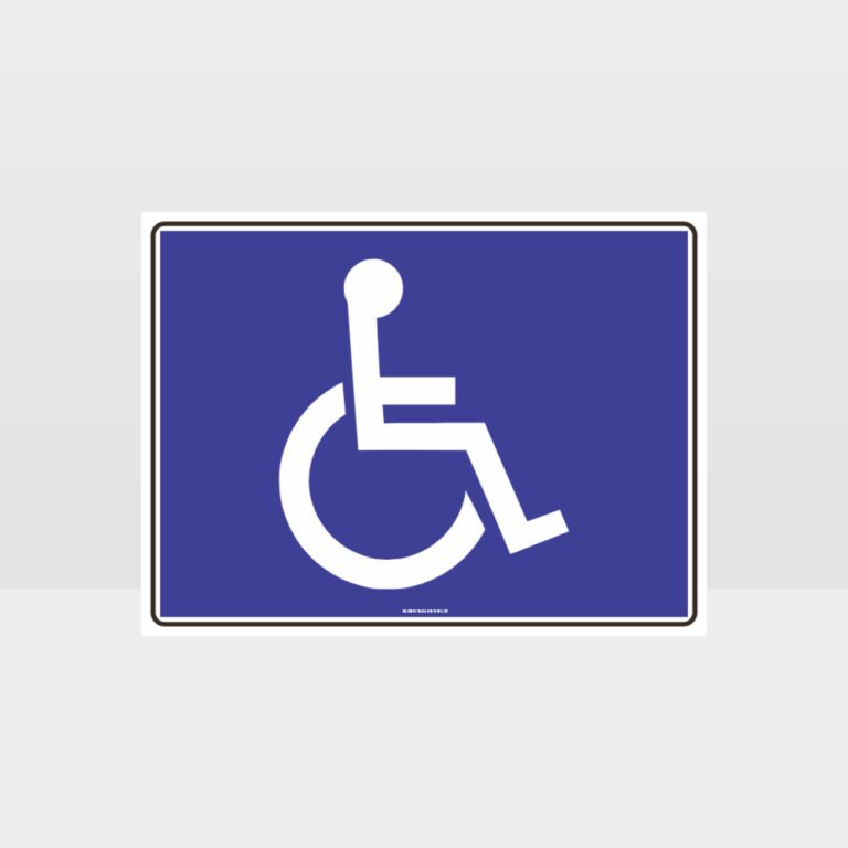 Disabled Access Sign - Notice/Information Sign - HAZARD SIGNS NZ