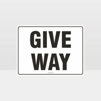 Give Way Sign