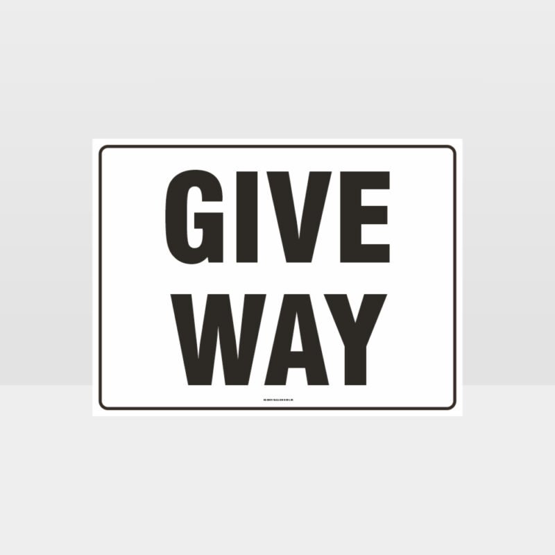 Give Way Sign