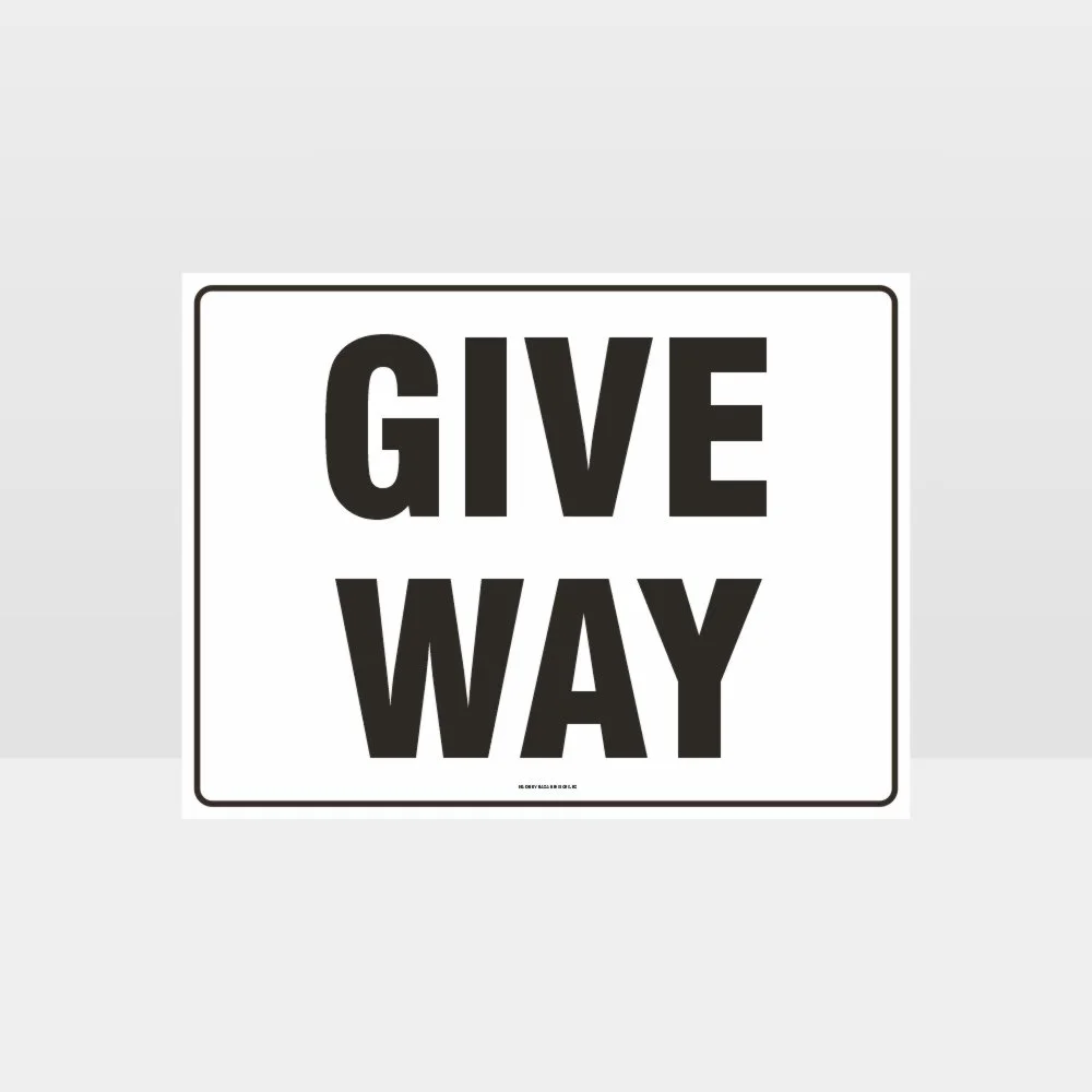 Give Way Sign