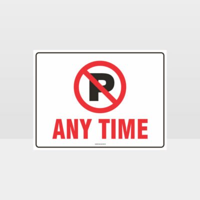 No Parking Symbol Sign