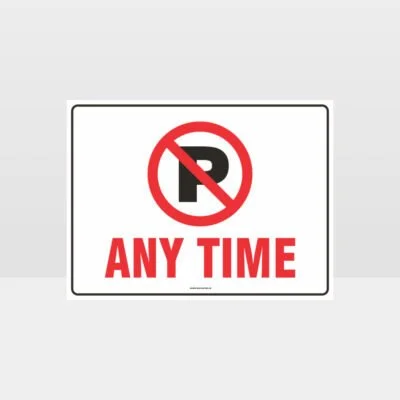 No Parking Symbol Sign