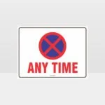 No Parking X Symbol Sign