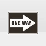 One Way Right Arrow 01 Sign