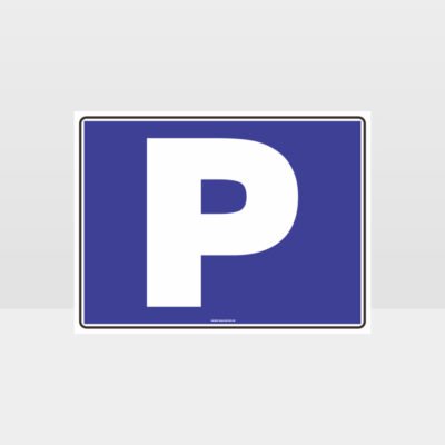 Parking P Symbol Sign