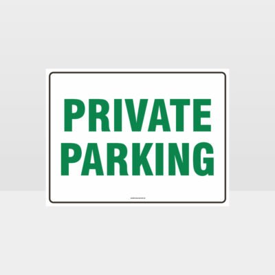 Private Parking Sign