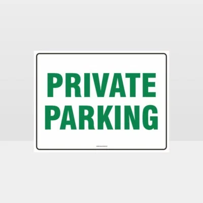 Private Parking Sign