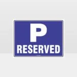 Reserved P Symbol Sign