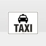 Taxi L Sign