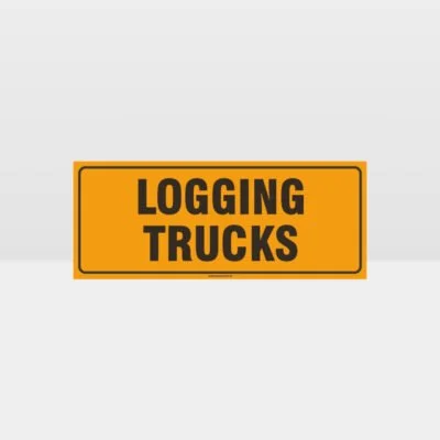 Logging Trucks Sign