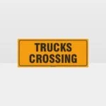 Trucks Crossing Sign