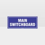 Main Switchboard Sign