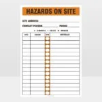 Hazards On Site Sign