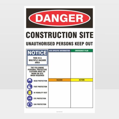 Danger Construction Site