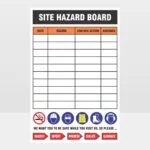 Site Hazard Board Sign