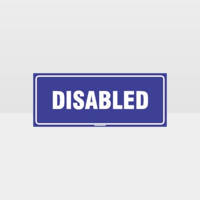 Disabled Sign