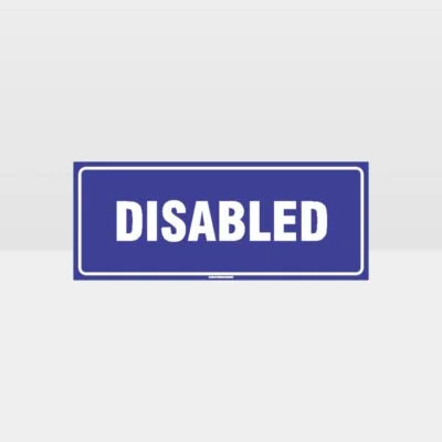Disabled Sign
