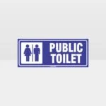 Public Toilet Sign