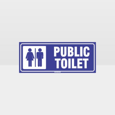 Public Toilet Sign