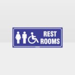 Rest Rooms Accessible Sign