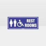 Rest Rooms Accessible Sign