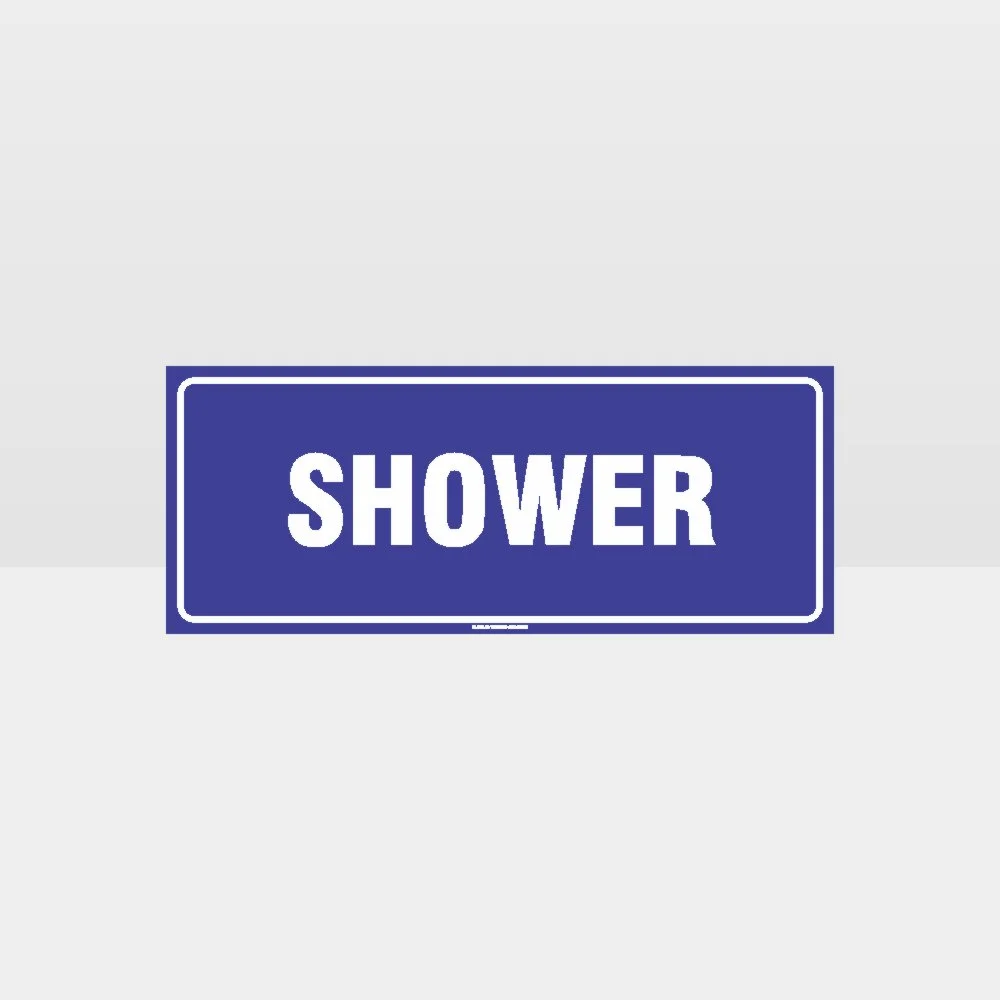 Shower Sign