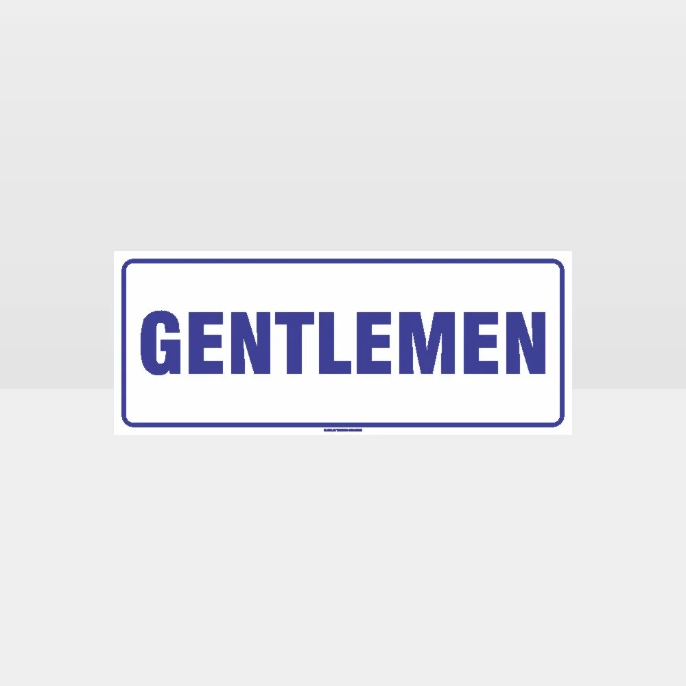 Gentlemen Toilet Sign