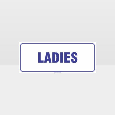 Ladies Toilet Sign