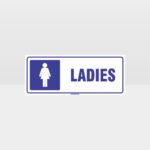 Ladies Toilet Symbol Sign