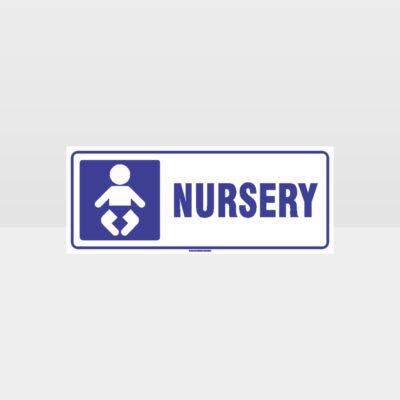 Nursery Symbol White Background Sign
