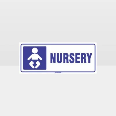 Nursery Symbol White Background Sign