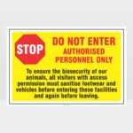 Stop Do Not Enter Sign