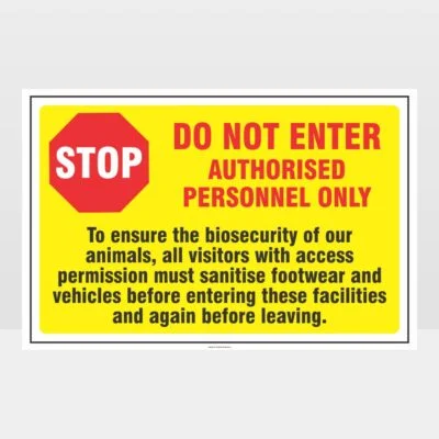 Stop Do Not Enter Sign