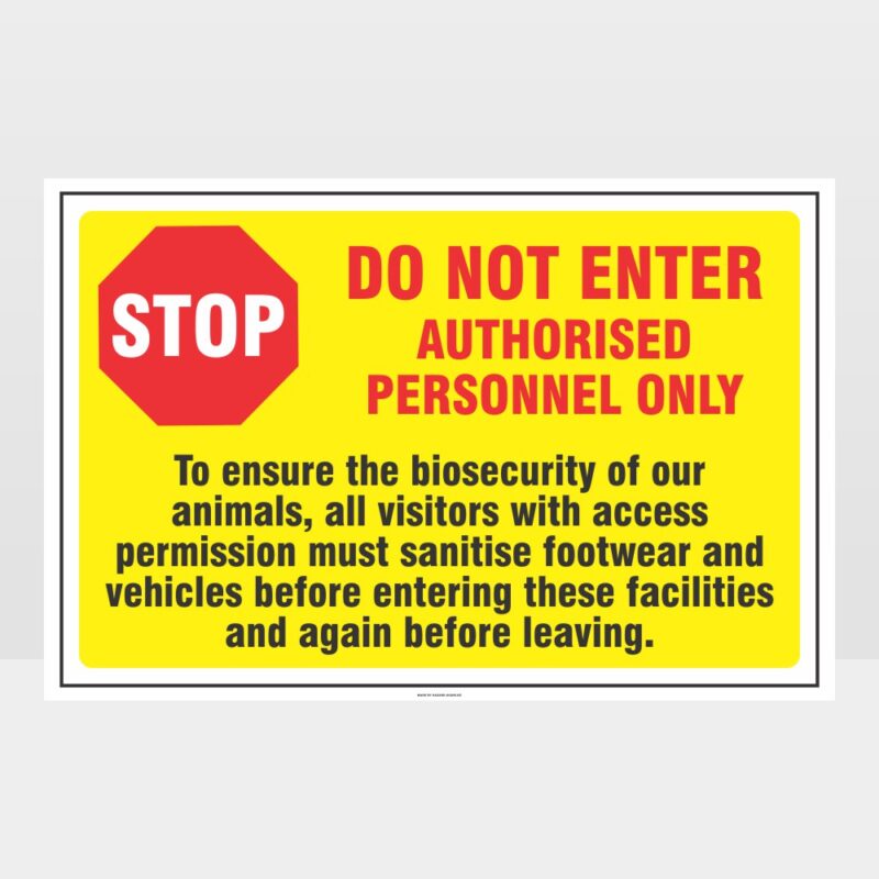 Stop Do Not Enter Sign