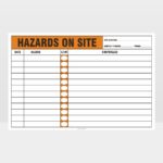 Hazards On Site Sign