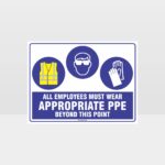 Appropriate PPE Beyond This Point 275