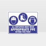 Appropriate PPE Beyond This Point 279