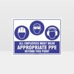 Appropriate PPE Beyond This Point 280