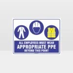 Appropriate PPE Beyond This Point 281