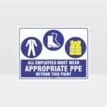 Appropriate PPE Beyond This Point 282