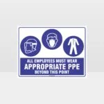 Appropriate PPE Beyond This Point 283