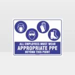 Appropriate PPE Beyond This Point 291