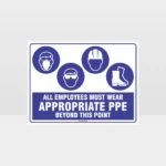Appropriate PPE Beyond This Point 294