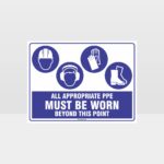 All Appropriate PPE Must Be Worn Beyond This Point 352