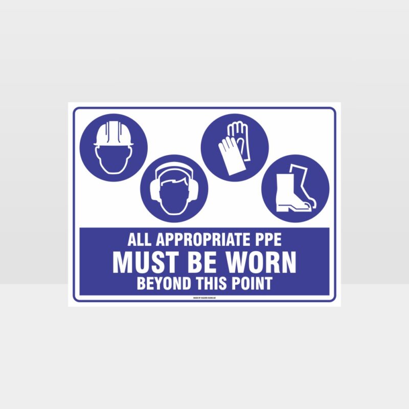 All Appropriate PPE Must Be Worn Beyond This Point 352