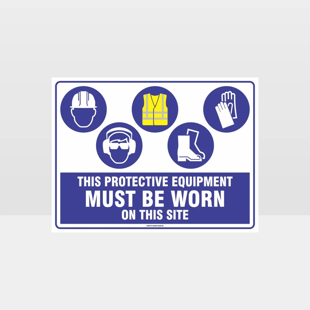 This Protective Equipment Must Be Worn On This Site 438